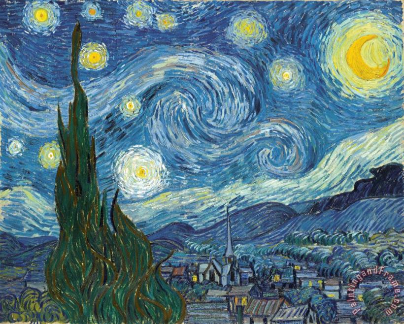 Vincent van Gogh Starry Night Art Painting