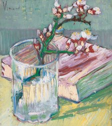 Vincent van Gogh Still Life A Flowering Almond Branch