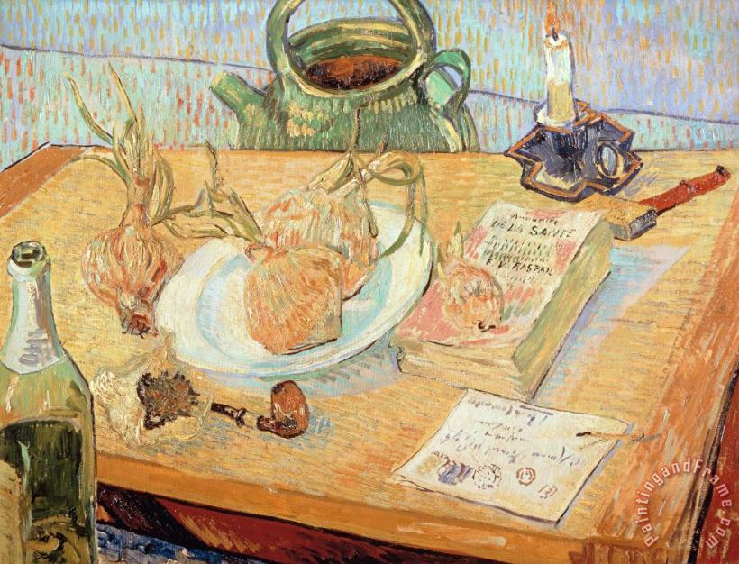 Vincent van Gogh Still Life With Onions Art Print