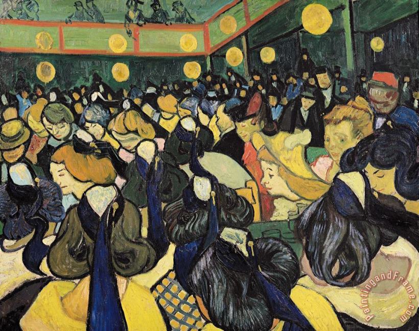 The Dance Hall at Arles painting - Vincent van Gogh The Dance Hall at Arles Art Print