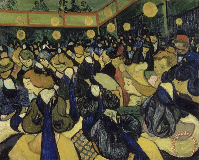 Vincent van Gogh The Dance Hall In Arles Art Print
