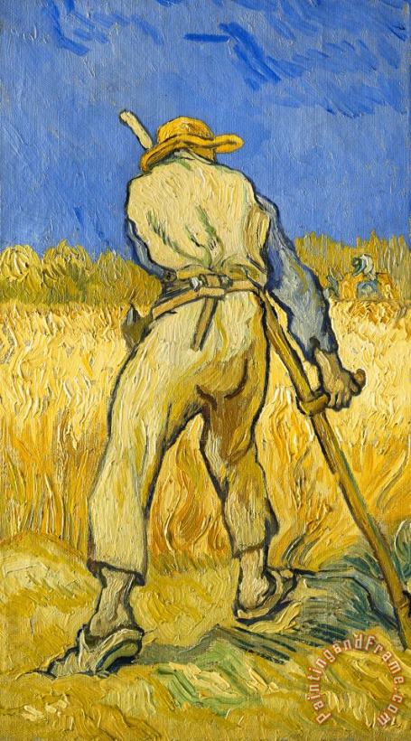 The Reaper painting - Vincent van Gogh The Reaper Art Print