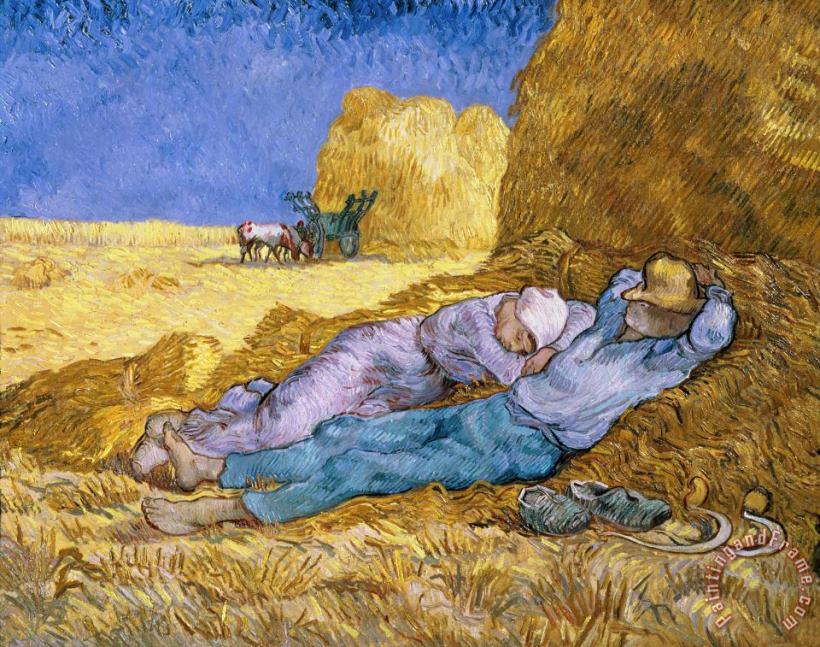Vincent van Gogh The Siesta Art Print