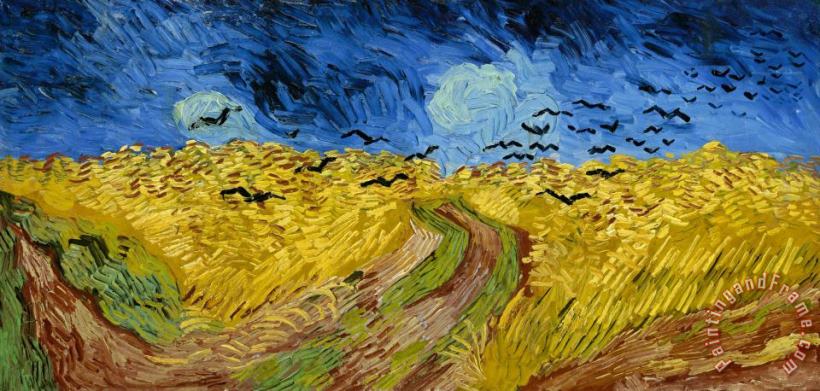 Vincent van Gogh Wheatfield with Crows Wiki Art Painting