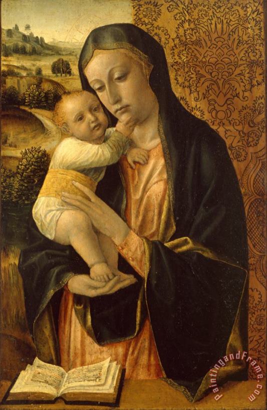 The Virgin And Child painting - Vincenzo Foppa The Virgin And Child Art Print