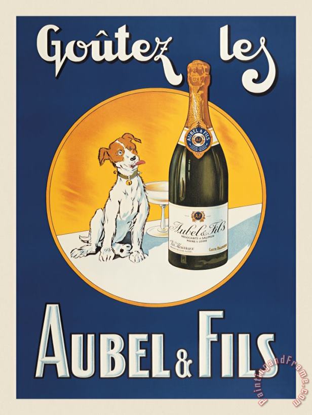 Aubel And Fils painting - Vintage Images Aubel And Fils Art Print