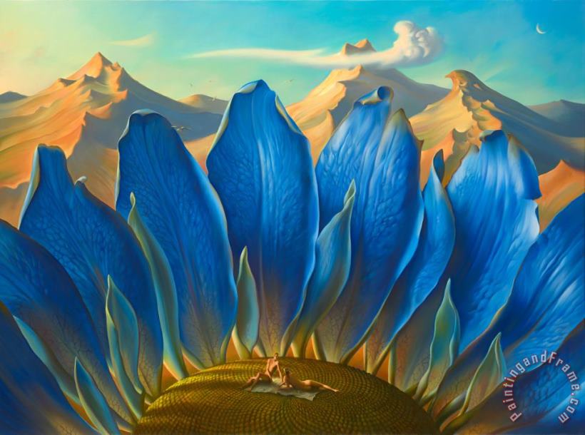 Vladimir Kush Across The Mountains And Into The Trees Art Painting