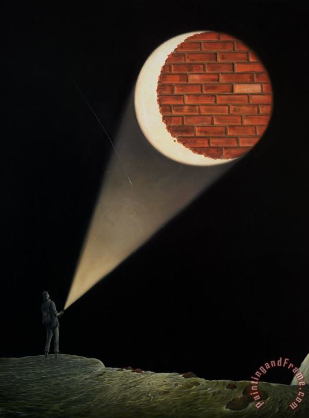 Vladimir Kush Back Side of The Moon Art Painting