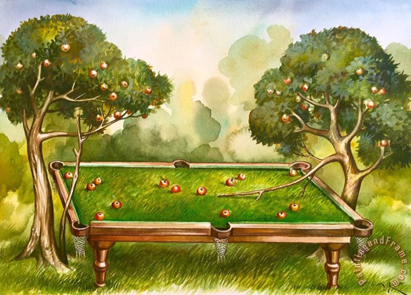 Vladimir Kush Garden Pool Art Print