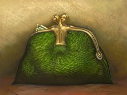 Vladimir Kush Green Purse