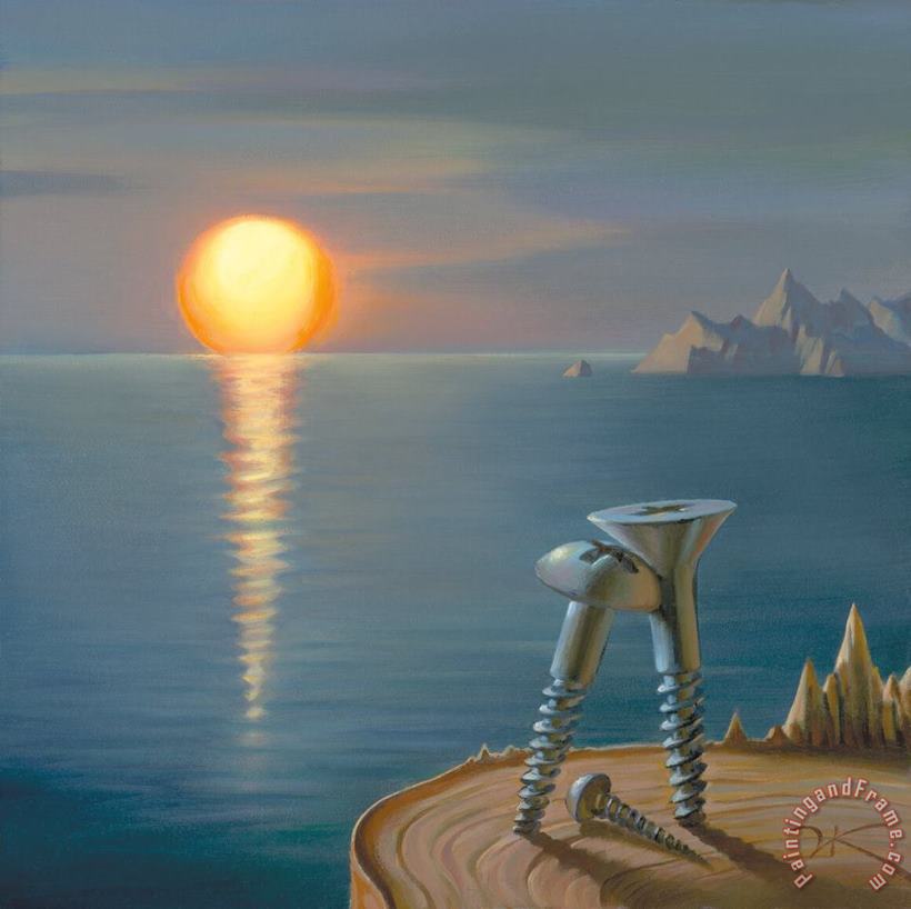 Vladimir Kush Magic of The Sunset Art Painting