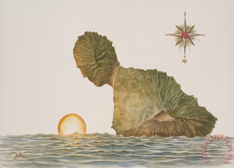 Maui God of Sun painting - Vladimir Kush Maui God of Sun Art Print
