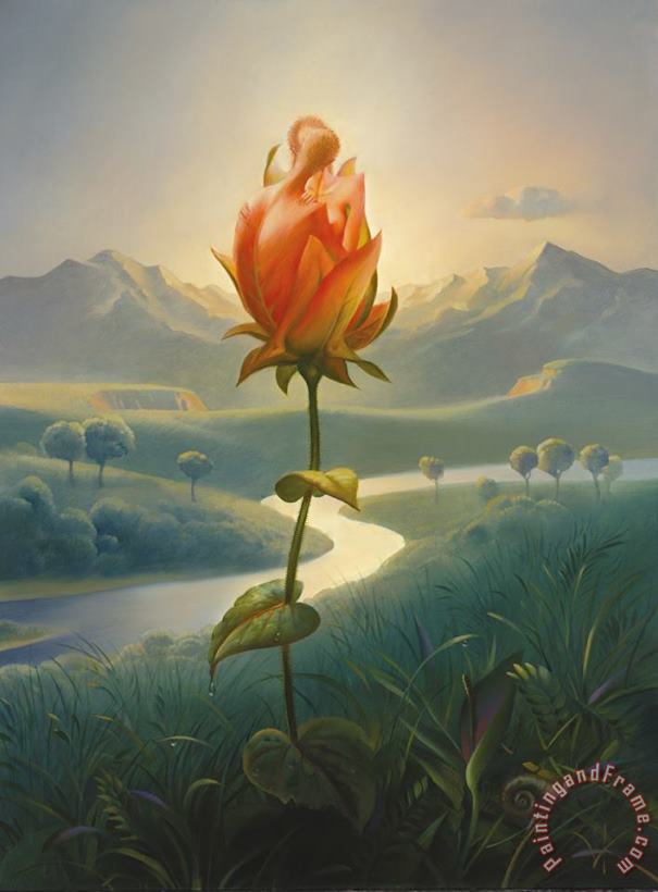 Vladimir Kush Morning Blossom Art Painting