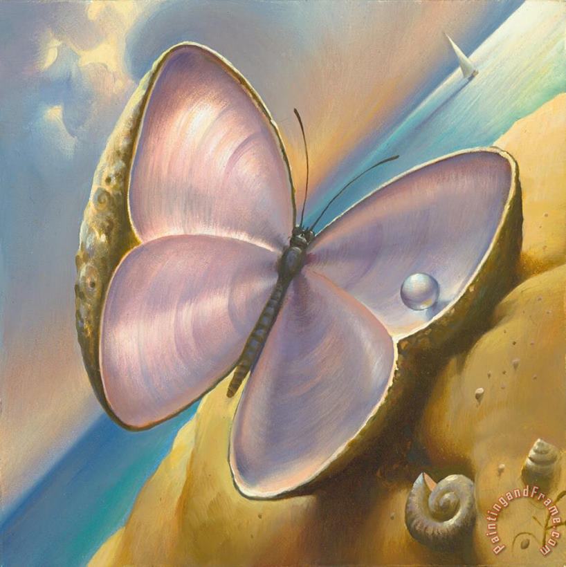 Vladimir Kush Pearl Wings Art Painting