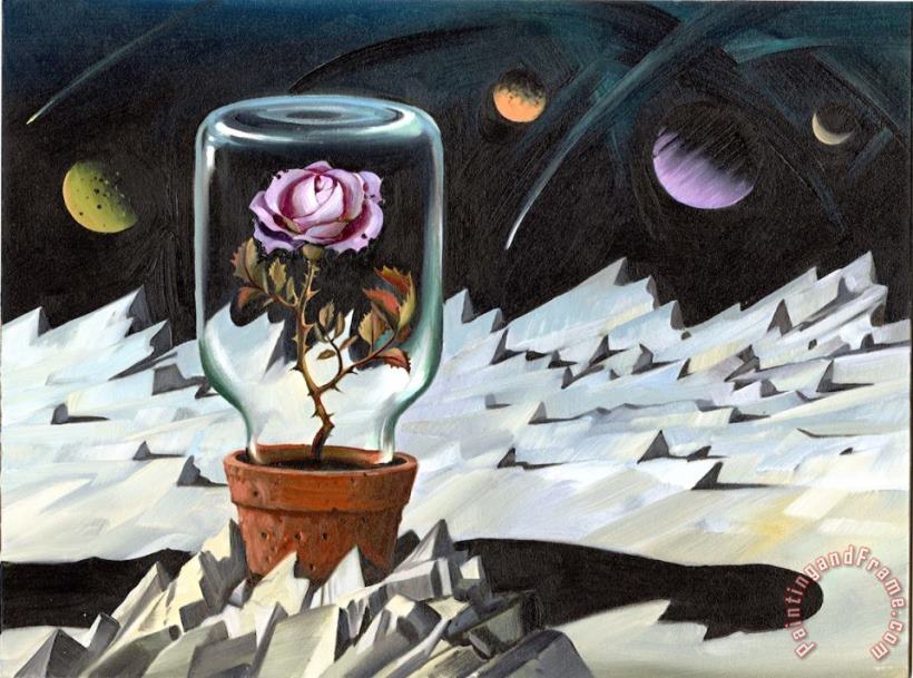 Vladimir Kush Prince And Rose Art Print