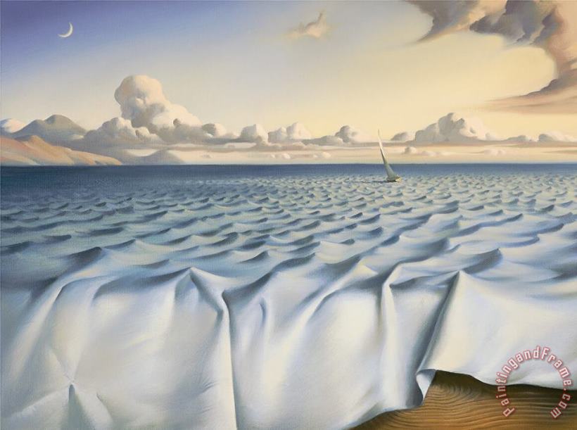 Vladimir Kush Ripples on The Ocean Art Print