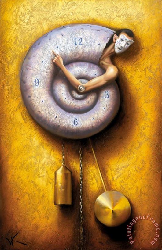 Spiral of Time painting - Vladimir Kush Spiral of Time Art Print
