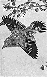 Walter Crane Japanese Drawing Of A Bird