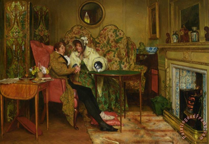 Walter Dendy Sadler A Sure Cure for The Gout Art Painting