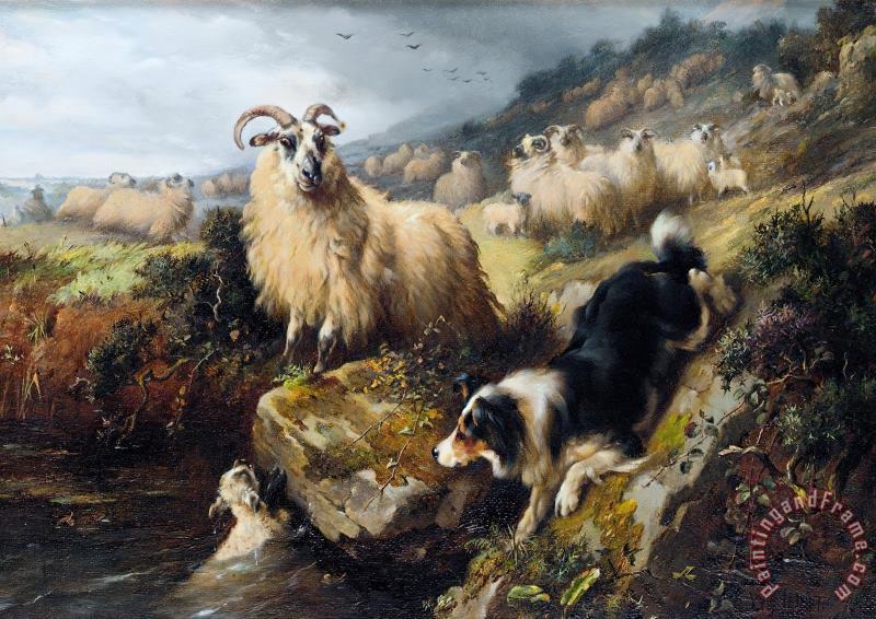 Walter Hunt The Rescue Art Painting