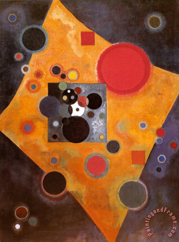 Wassily Kandinsky Accent En Rose 1926 Art Painting