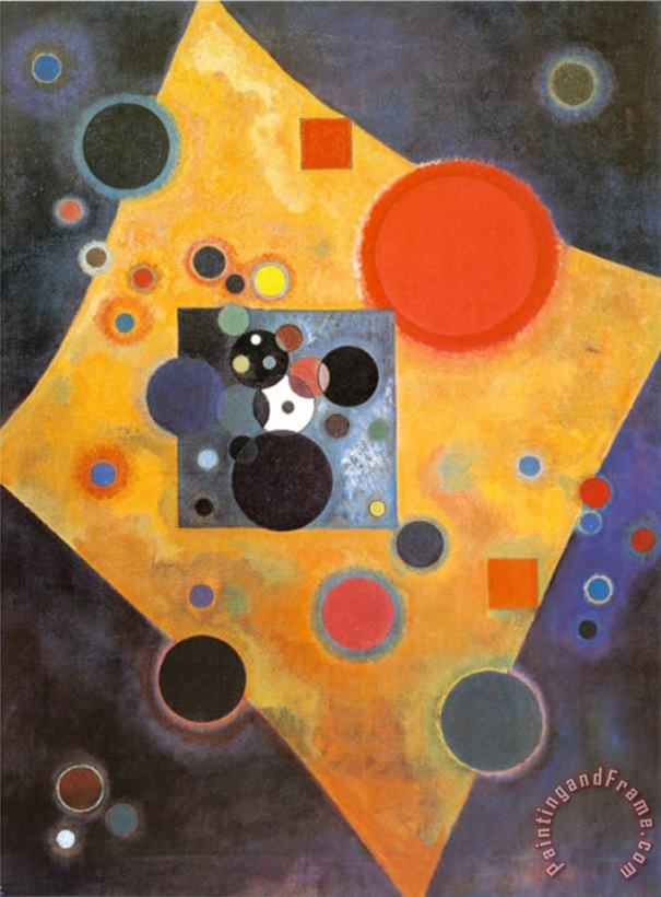 Wassily Kandinsky Akzent in Rosa Art Painting