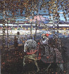 Wassily Kandinsky Couple Riding 1906