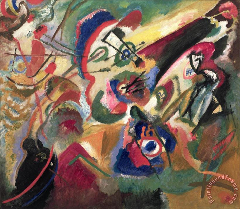Wassily Kandinsky Fragment 2 for Composition VII Art Painting