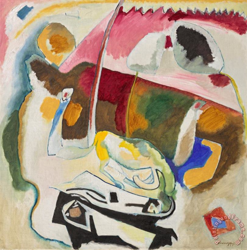 Improvisation 21, 1911 painting - Wassily Kandinsky Improvisation 21, 1911 Art Print