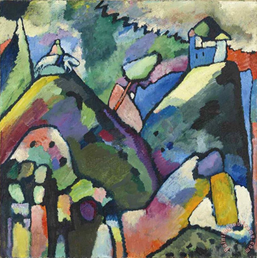 Improvisation 9 1910 painting - Wassily Kandinsky Improvisation 9 1910 Art Print