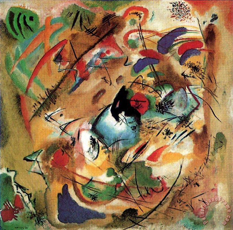 Improvisation Dreamy 1913 painting - Wassily Kandinsky Improvisation Dreamy 1913 Art Print