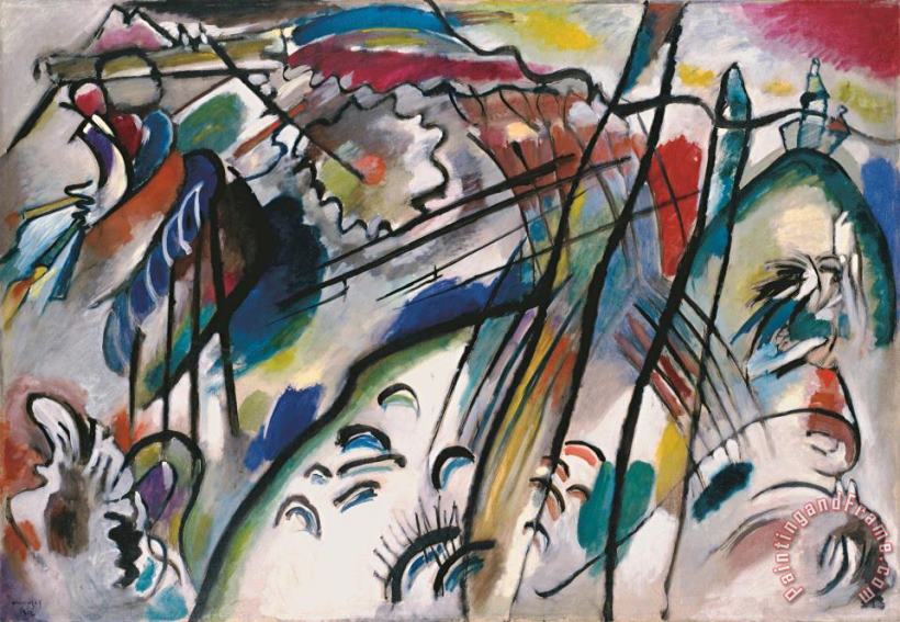 Wassily Kandinsky Improvisation No. 28, 1912 Art Painting