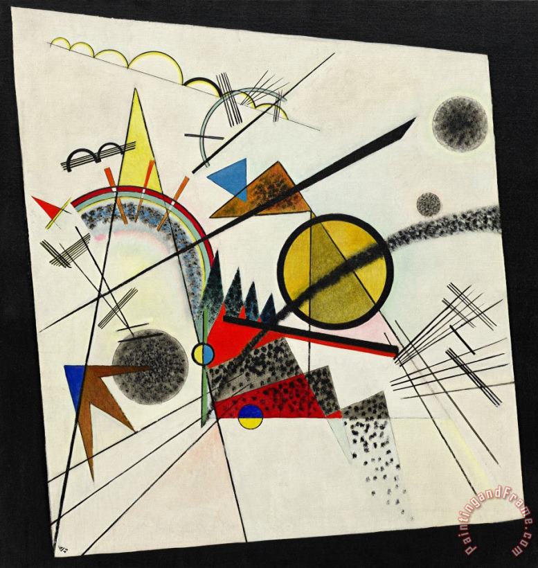Wassily Kandinsky In The Black Square Art Painting