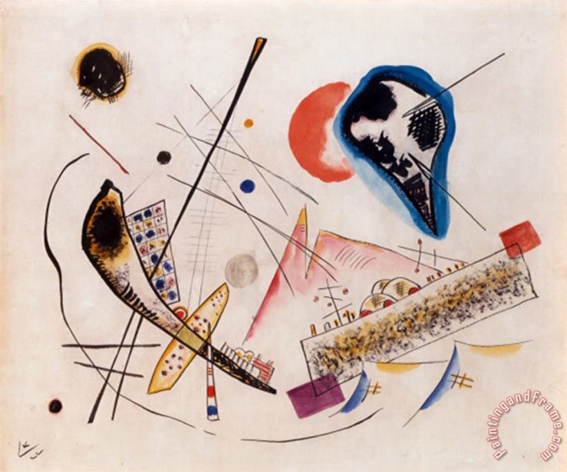 Wassily Kandinsky Lyric Composition Art Painting