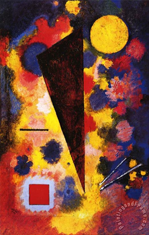 Multicolored Resonance C 1928 painting - Wassily Kandinsky Multicolored Resonance C 1928 Art Print