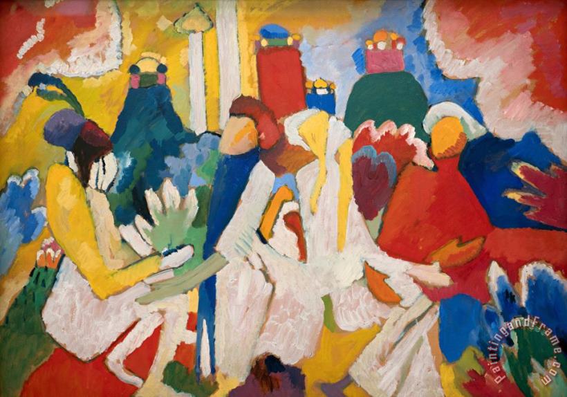 Wassily Kandinsky Oriental, 1909 Art Painting