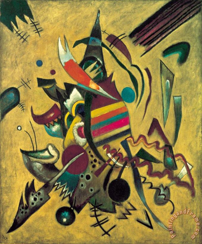Points, 1920 painting - Wassily Kandinsky Points, 1920 Art Print