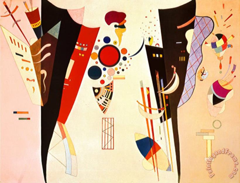 Wassily Kandinsky Reciprocal Agreement C 1942 Art Painting