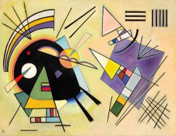 Wassily Kandinsky Schwarz Und Violett, 1923