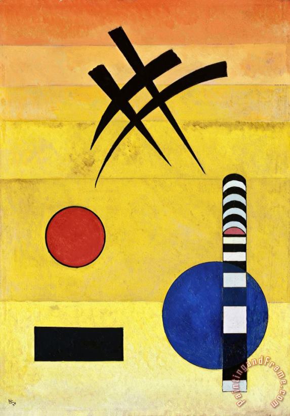 Wassily Kandinsky Sign Art Painting