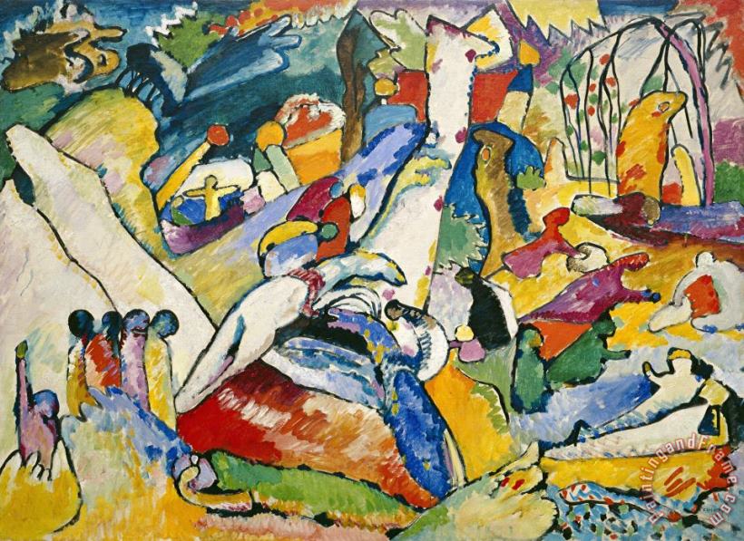 Wassily Kandinsky Sketch for Composition II Art Painting