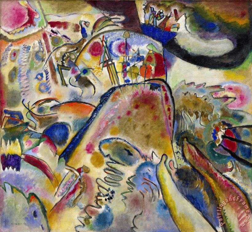 Wassily Kandinsky Small Pleasures Art Painting