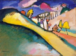 Wassily Kandinsky Studie Fur Landschaft (dunaberg), 1910