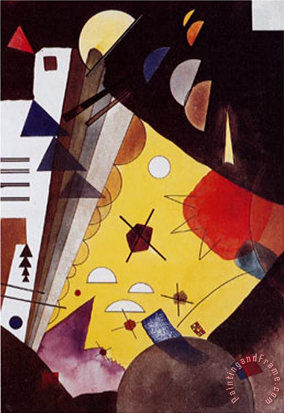 Wassily Kandinsky Tension in Height Art Painting