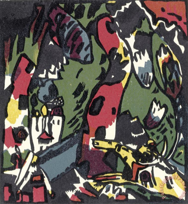 Wassily Kandinsky The Archer Art Painting