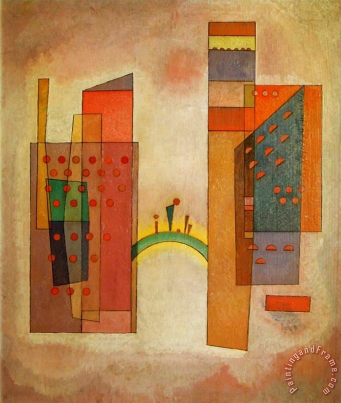 Wassily Kandinsky The Bridge Art Painting