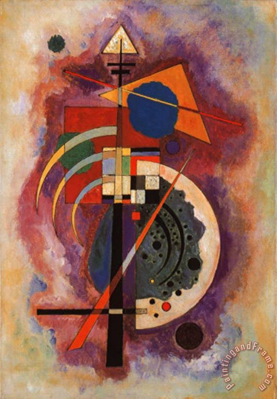 Wassily Kandinsky Tribute to Grohmann Art Painting