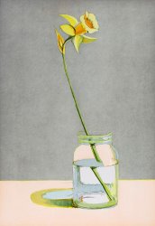 Wayne Thiebaud Daffodil, From Recent Etchings I