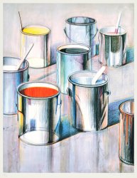 Wayne Thiebaud Paint Cans