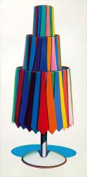 Wayne Thiebaud Tie Rack, 1969